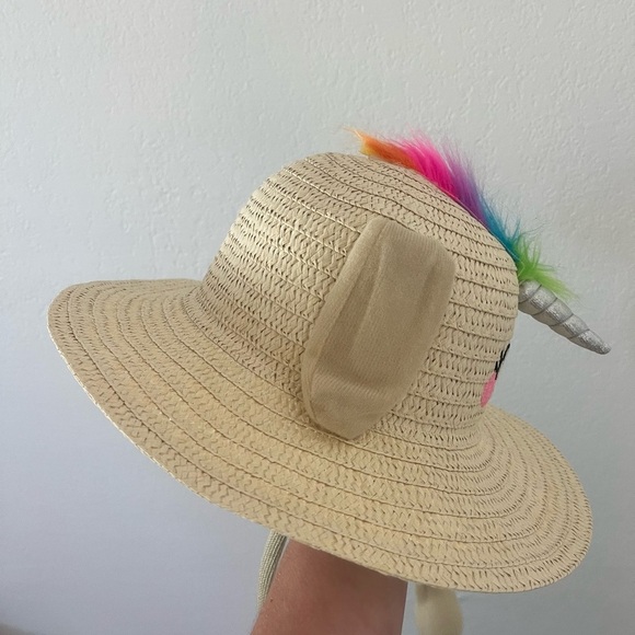Unicorn Hat Fun Straw Colorful Kids - Picture 5 of 6